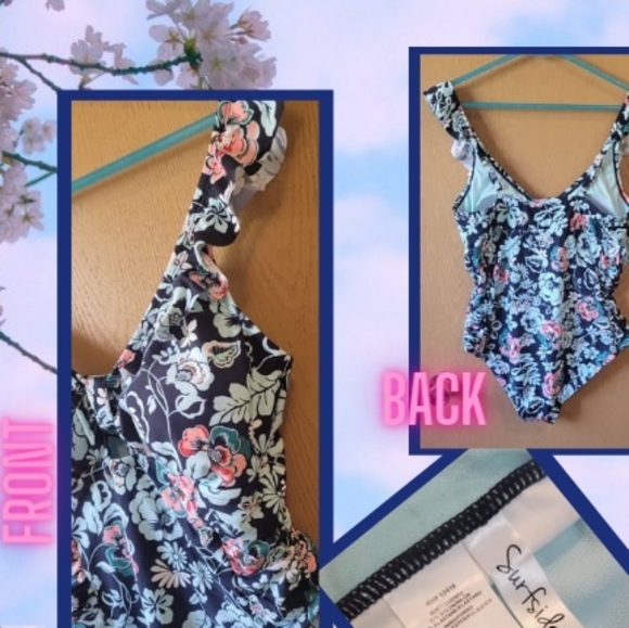 🎀Adorable🎀 Swim Suit from Surf Side - Size 1x - Picture 1 of 12